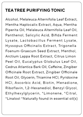 AROMATICA botanical ingredients like tea tree and peppermint