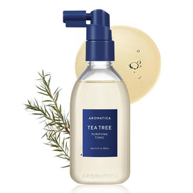 AROMATICA front packaging showing tonic bottle and label benefits
