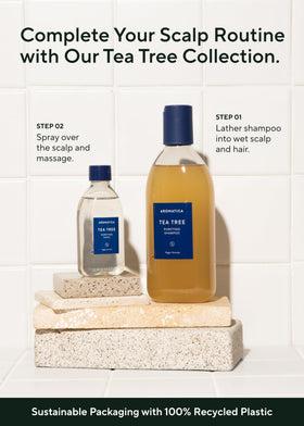AROMATICA results on hair after use for cleaner, livelier look