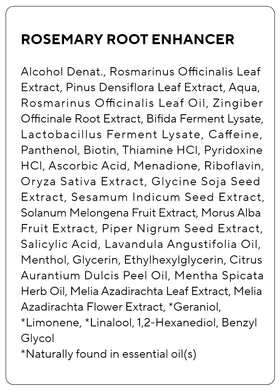 AROMATICA lifestyle image of woman applying spray for visible fullness