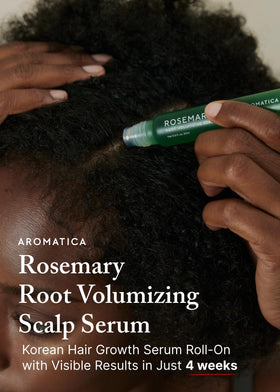 AROMATICA stainless-steel rollerball close-up for precise mess-free application