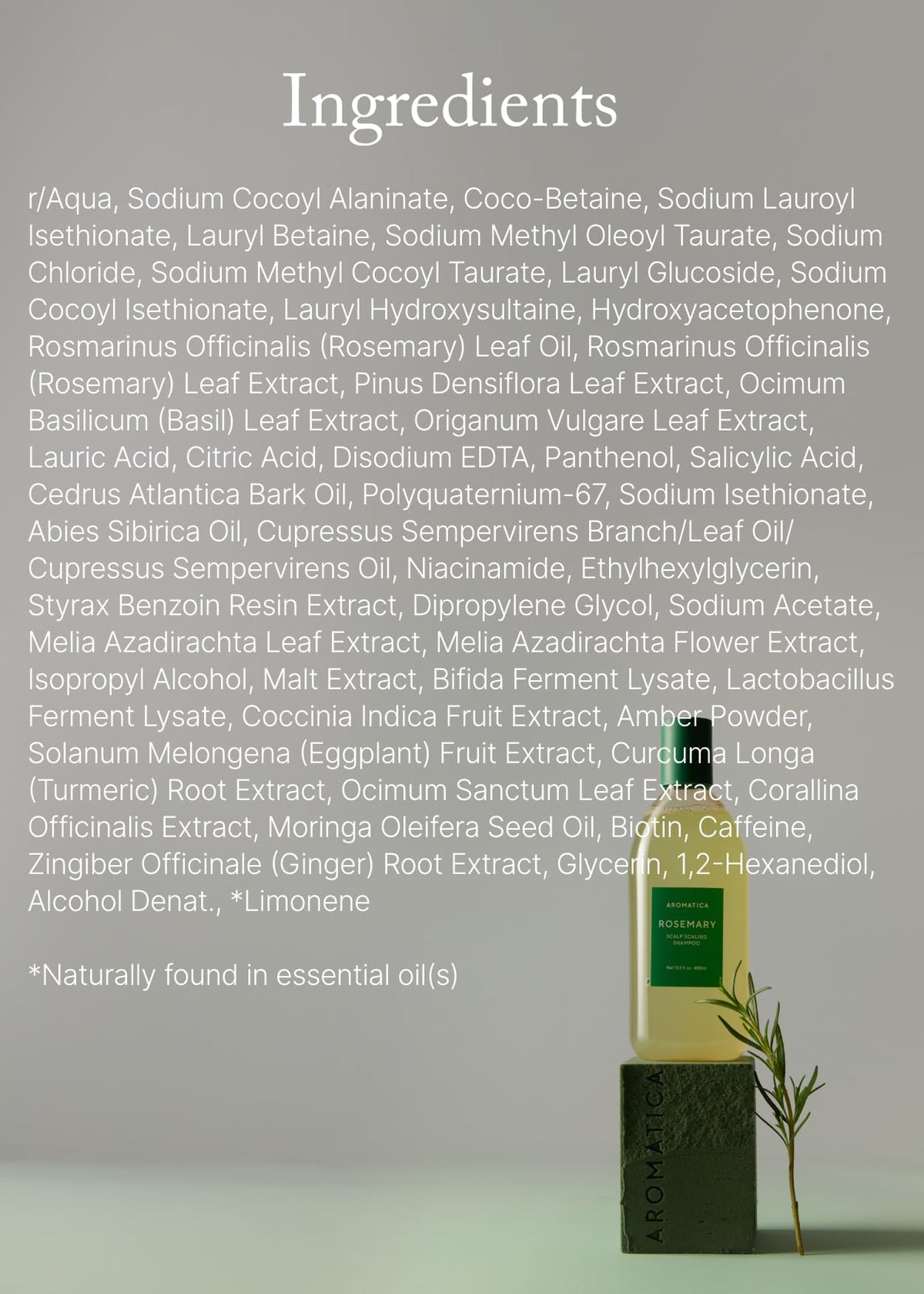 AROMATICA in a bathroom setting showing daily routine integration and lifestyle benefit