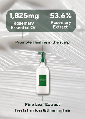 AROMATICA conditioner being dispensed into hand for slip