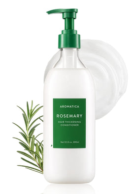AROMATICA front bottle showing label and natural benefits