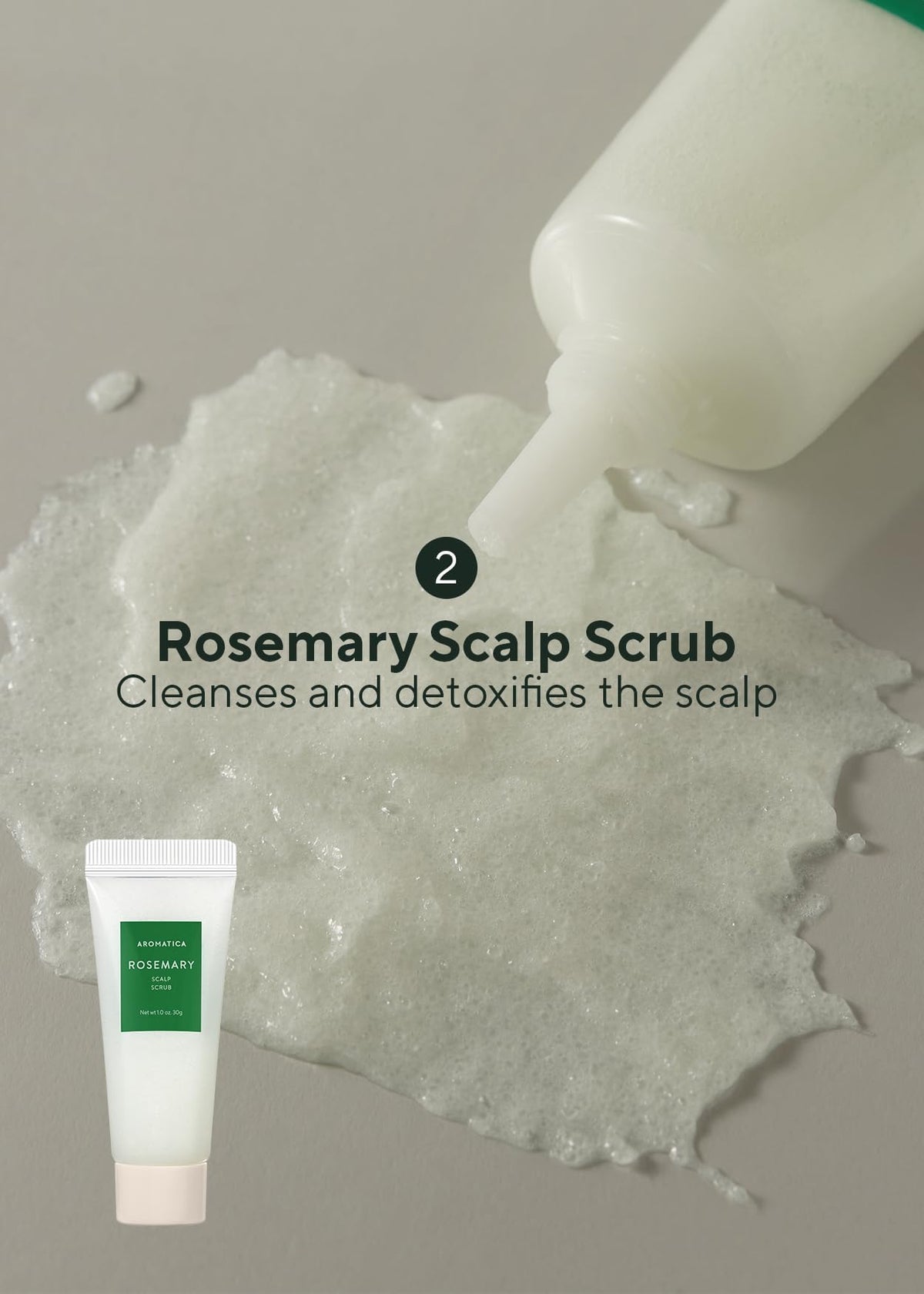 AROMATICA root enhancer spray mist demonstrating refreshing scalp benefit