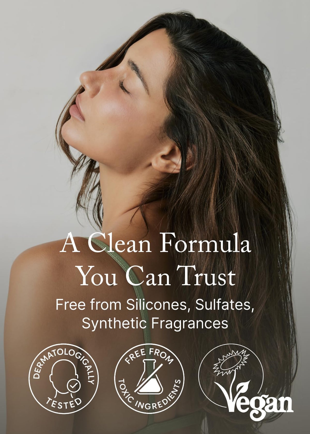 AROMATICA scalp massage demonstration showing targeted application and circulation benefit