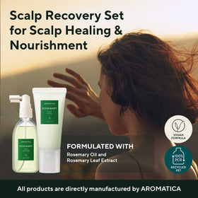 AROMATICA spray nozzle close-up highlighting easy application and lightweight mist