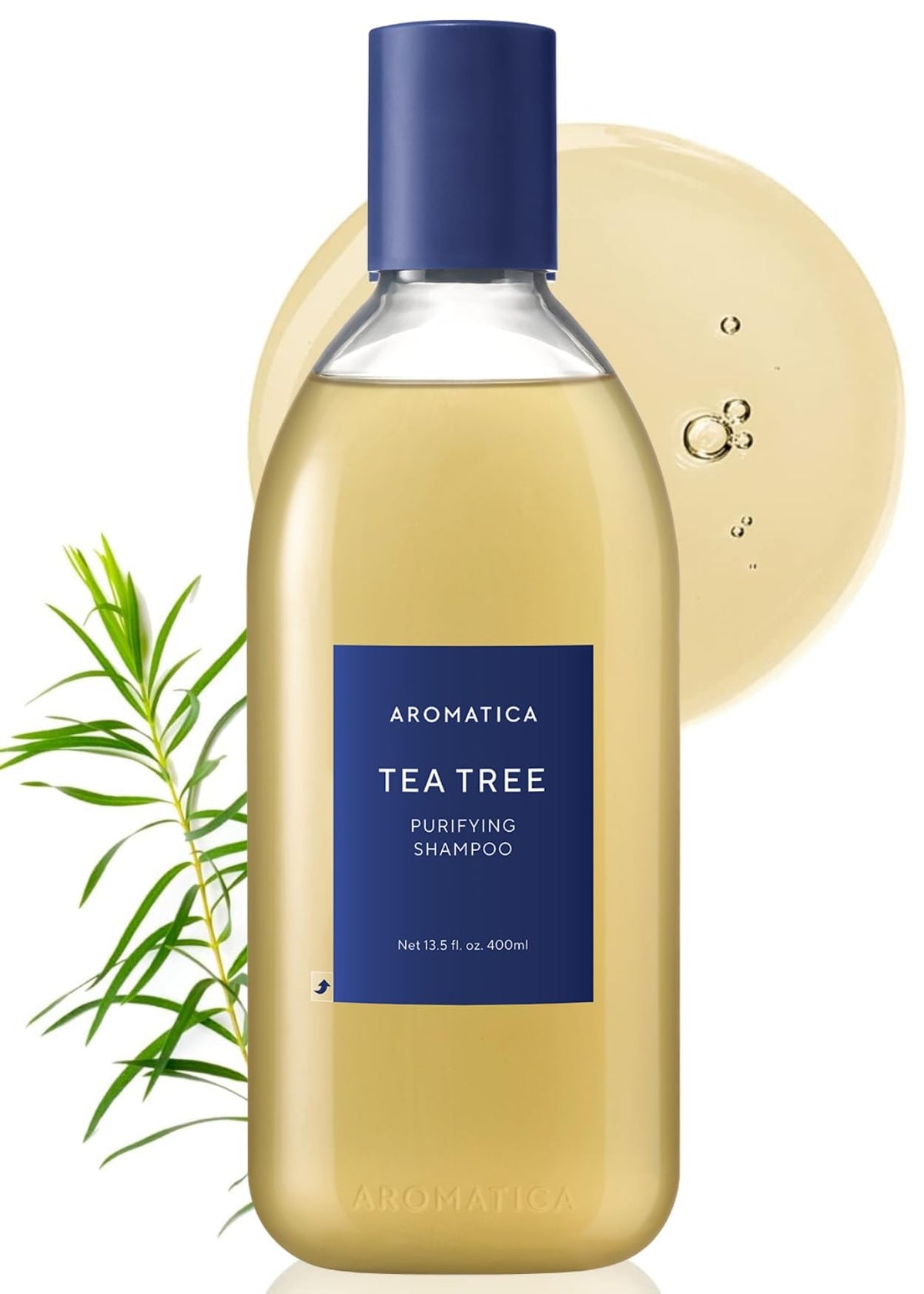 AROMATICA bottle front view showing clean label and calming scent benefit