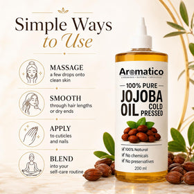 Aromatico bottle beside ruler showing 7 fl oz scale for accurate size expectation