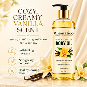 Aromatico bedside lifestyle shot conveying cozy scent and nightly comfort