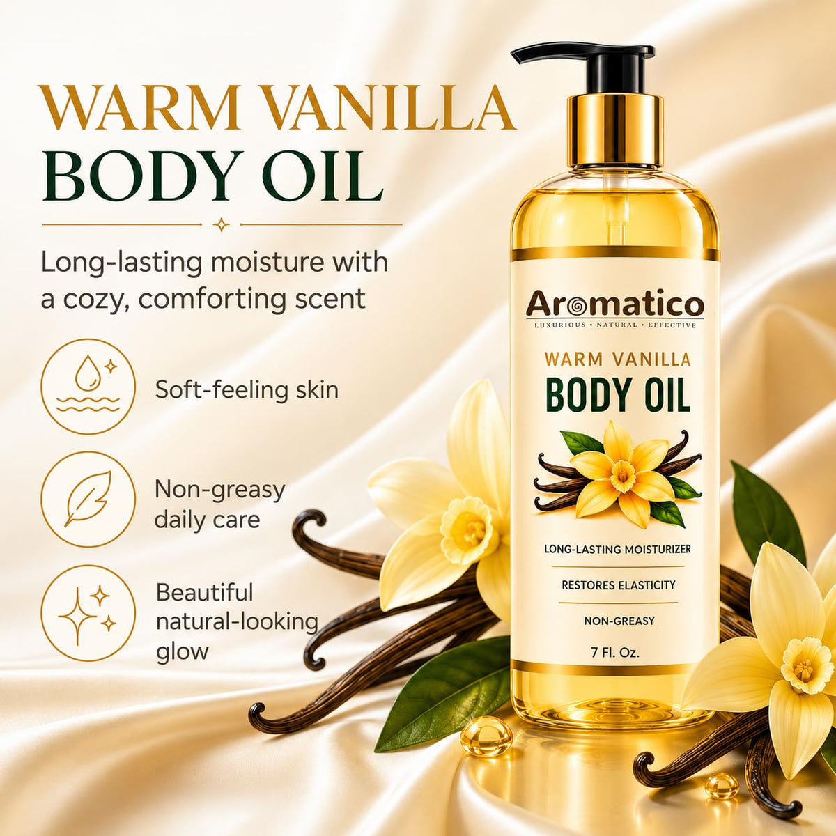 Aromatico pump closeup highlighting controlled dispensing and convenience