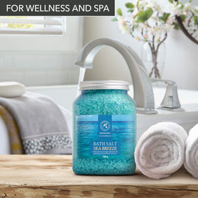 AROMATIKA jar next to household items illustrating 46 oz size and value