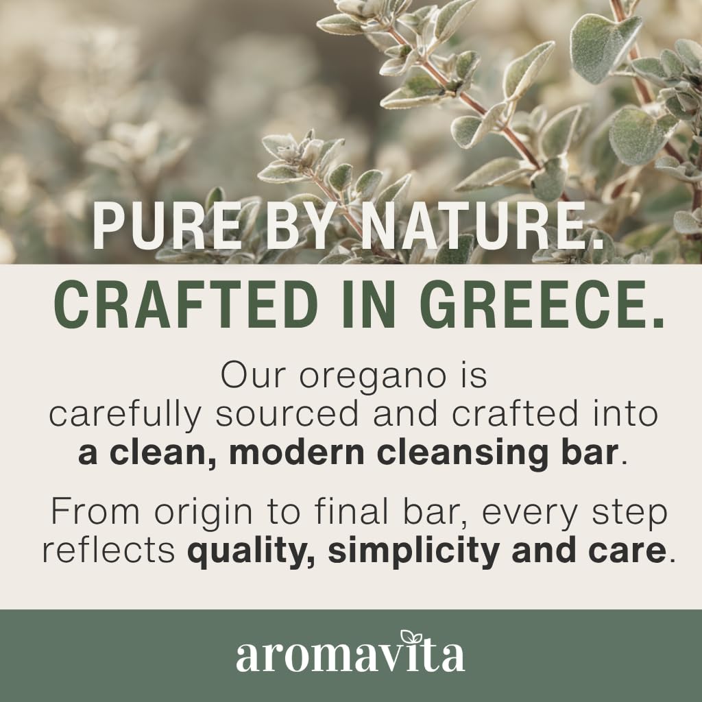 AROMAVITA soap being used to wash feet, promotes fresh comfortable feeling