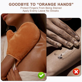Arsmonjeal back applicator being used to reach back for even tan