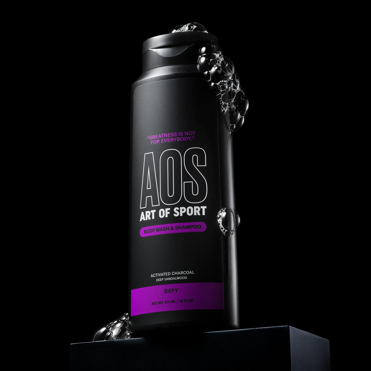 Art of Sport in-shower action shot showing quick two-in-one convenience