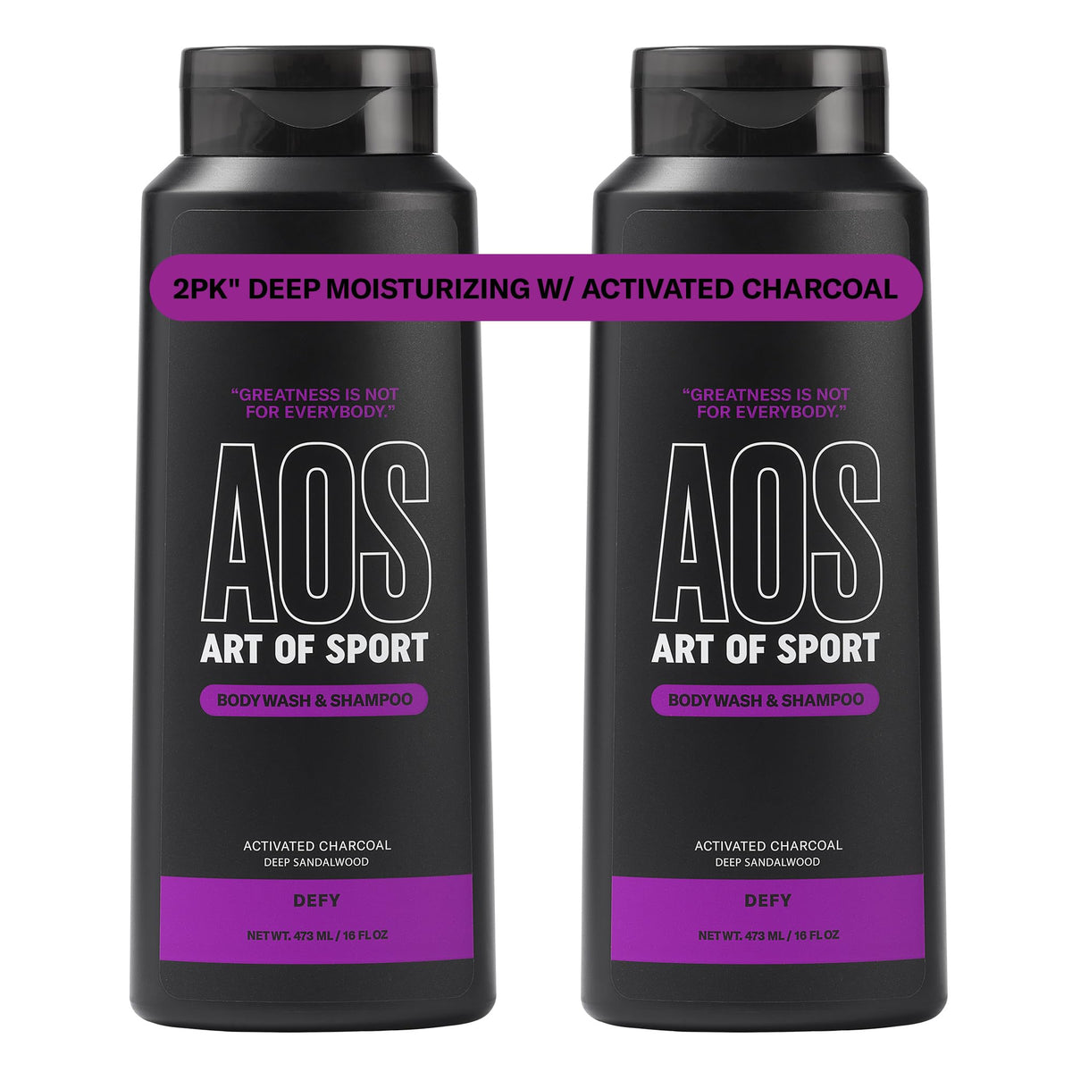 Art of Sport front packaging showing bottle and victory scent benefit