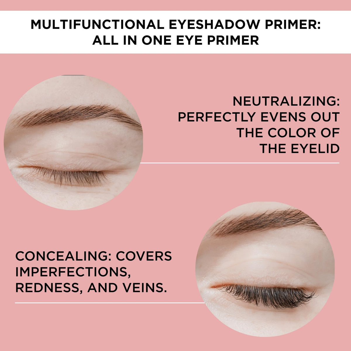 ARTDECO primer applied with finger showing precise placement and quick smoothing benefit