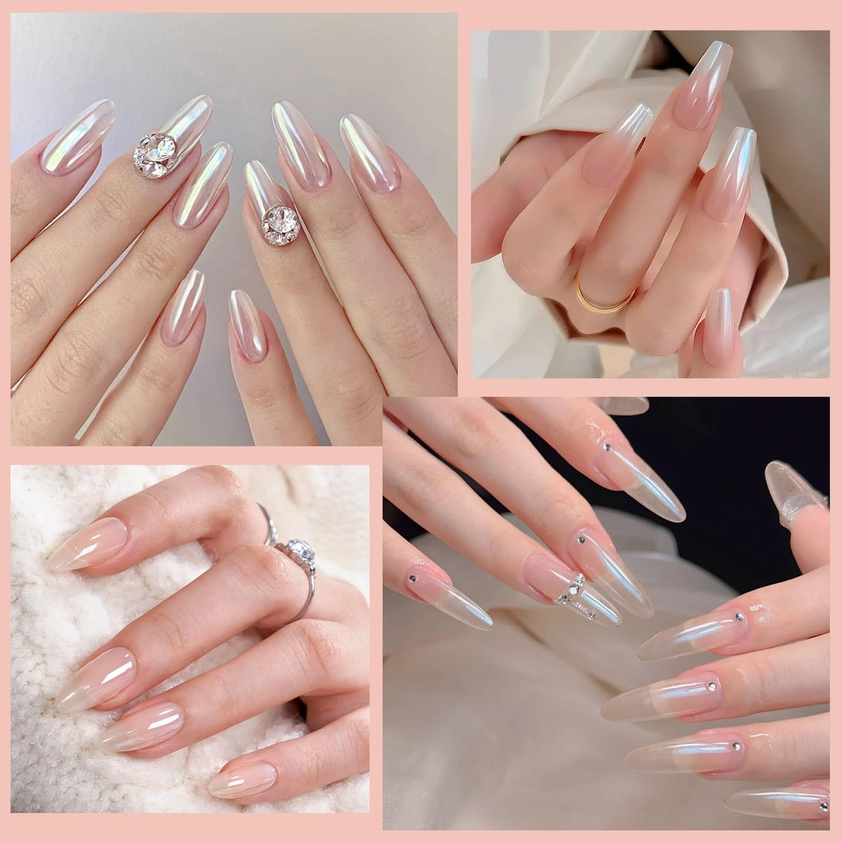 Artdone color shift comparison on fingers displaying aurora chameleon effect benefit
