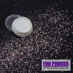 Artdone overhead view of colored mirror powders displaying vibrant holographic tones