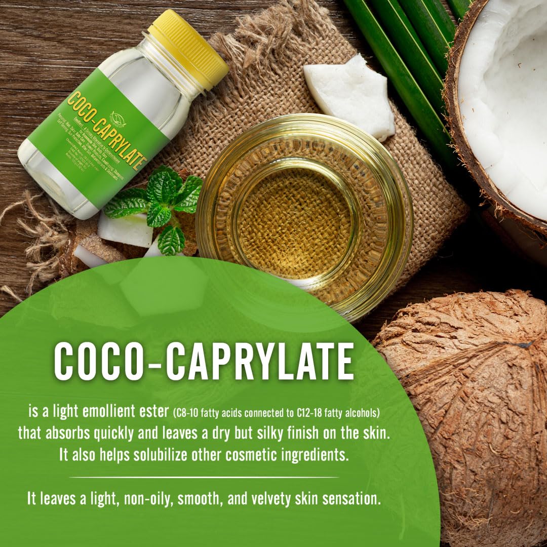 Artekas Innovation mixing coco-caprylate in bowl emphasizing easy blending into formulations