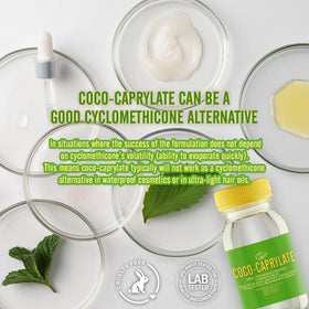 Artekas Innovation label close-up of coco-caprylate showing ingredient transparency and formulation trust