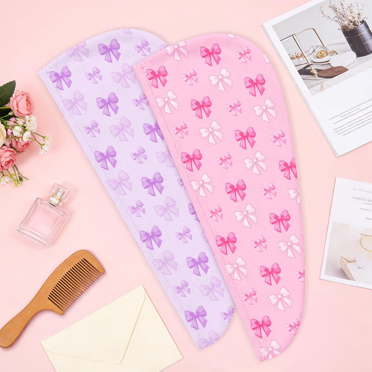 ArthomaHige two patterned wraps showing playful designs that appeal to kids