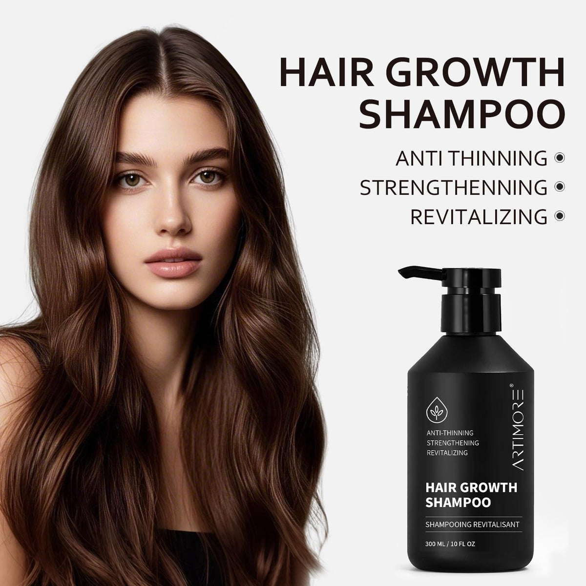 Artimore back label close-up listing active ingredients and usage benefit