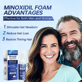 Artimore scalp application showing targeted placement and improved scalp coverage benefit