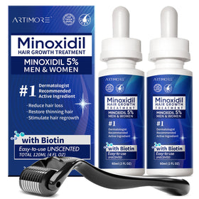 Artimore front packaging showing two 4 fl oz bottles and label benefits