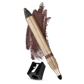 Artisan L'uxe front packaging showing dark chocolate brown shade and sharpener benefit