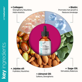 Artnaturals hair oil applied to mid-lengths demonstrating detangling and frizz control benefit