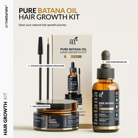 Artnaturals pouring raw Batana oil highlighting nutrient-rich texture benefit