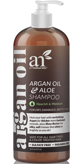 Artnaturals bottle front showing label and sulfate-free claim for easy identification