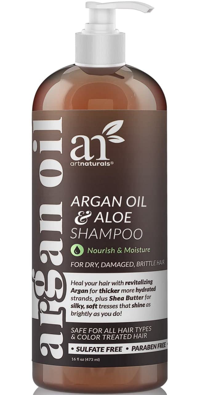 Artnaturals bottle front showing label and sulfate-free claim for easy identification