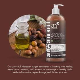 Artnaturals in-shower use demonstrating detangling and smoothness