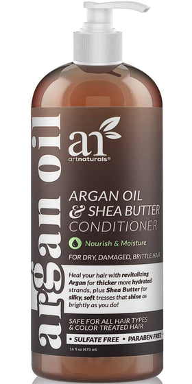 Artnaturals front label showing product benefits and 16 fl oz size