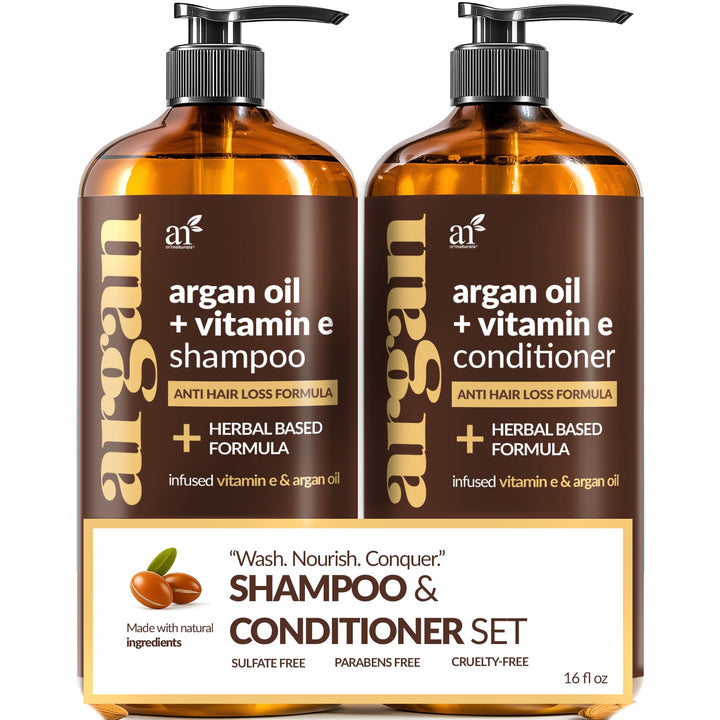 Artnaturals front packaging showing both 16 fl oz bottles and benefits