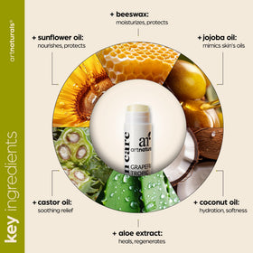 ArtNaturals ingredients display with coconut and jojoba oils highlighting nourishing formula