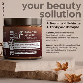 Artnaturals open jar close-up texture displays creamy mask nourishment