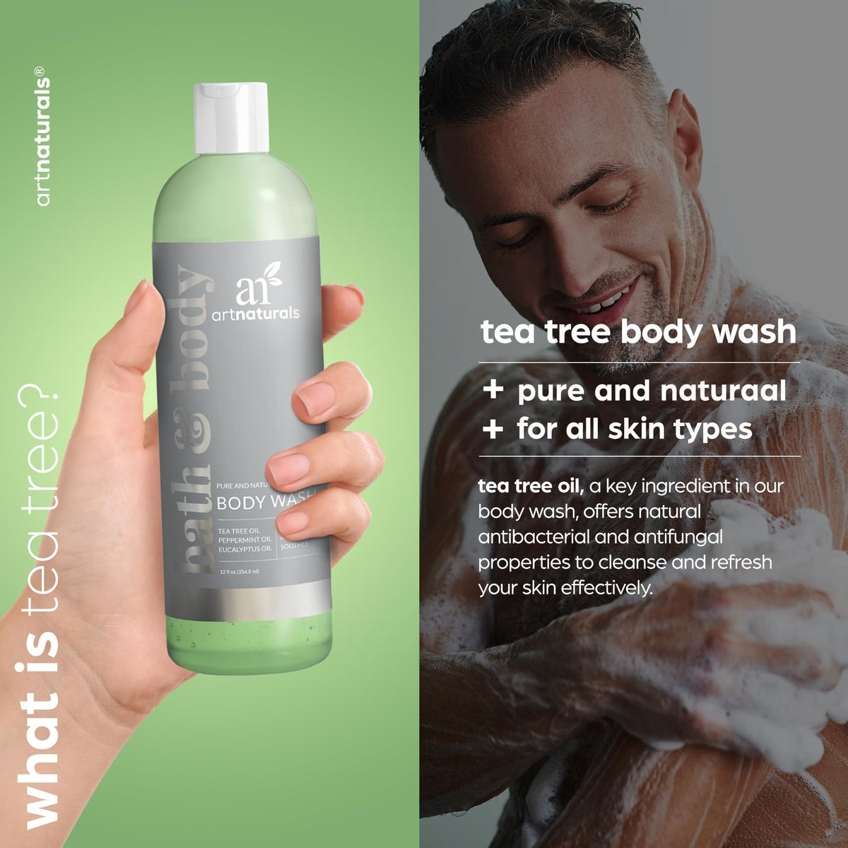 Artnaturals pump dispensing gel with easy-use action and controlled portioning benefit
