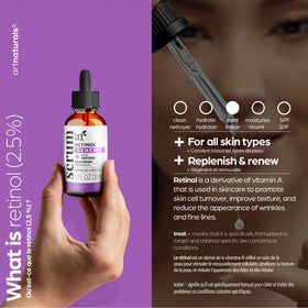 ArtNaturals serum staged in a nighttime skincare routine for restorative use