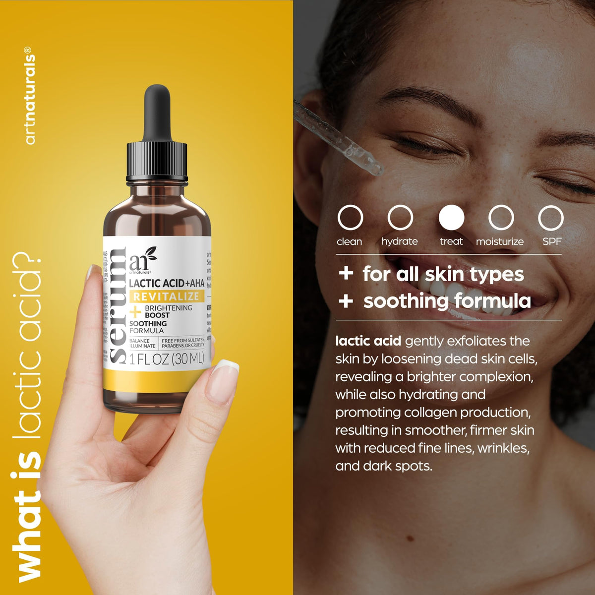Artnaturals pipette dispensing a drop illustrating precise application