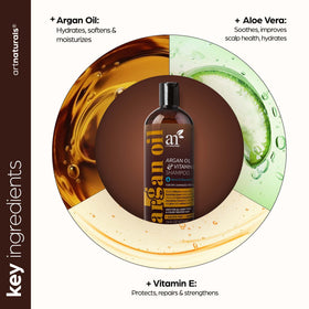Artnaturals creamy shampoo foam texture demonstrating gentle lather and hydration