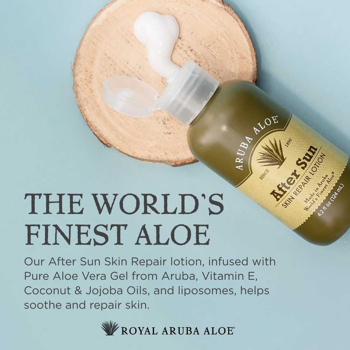 ARUBA ALOE back label close-up highlighting ingredients and usage instructions for clarity
