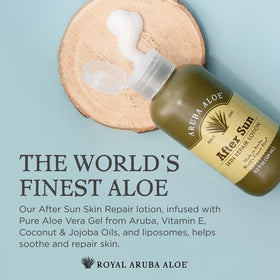 ARUBA ALOE back label close-up highlighting ingredients and usage instructions for clarity