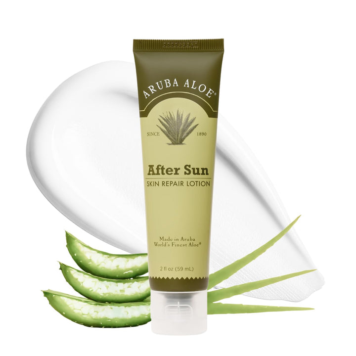 ARUBA ALOE front tube view showing product and branding for quick identification and trust