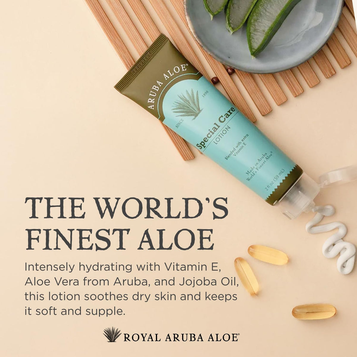 ARUBA ALOE pump close-up highlighting easy dispensing and precise use