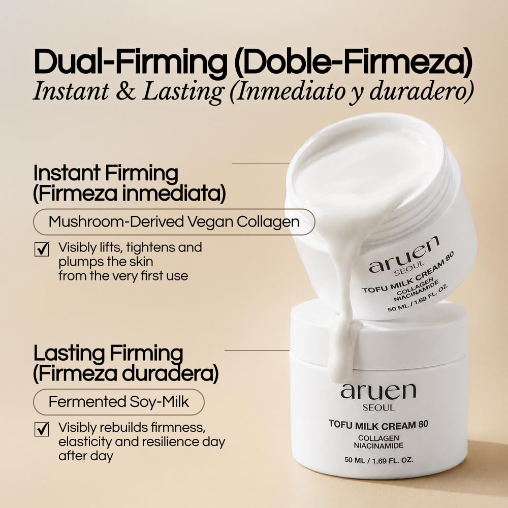 aruen 50ml jar next to coin for scale showing travel-friendly size benefit