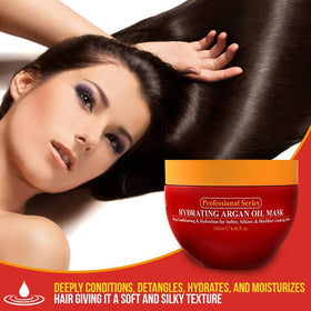 Arvazallia being applied to wet hair for deep conditioning benefit