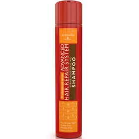 Arvazallia front bottle showing label and benefits for restorative cleansing